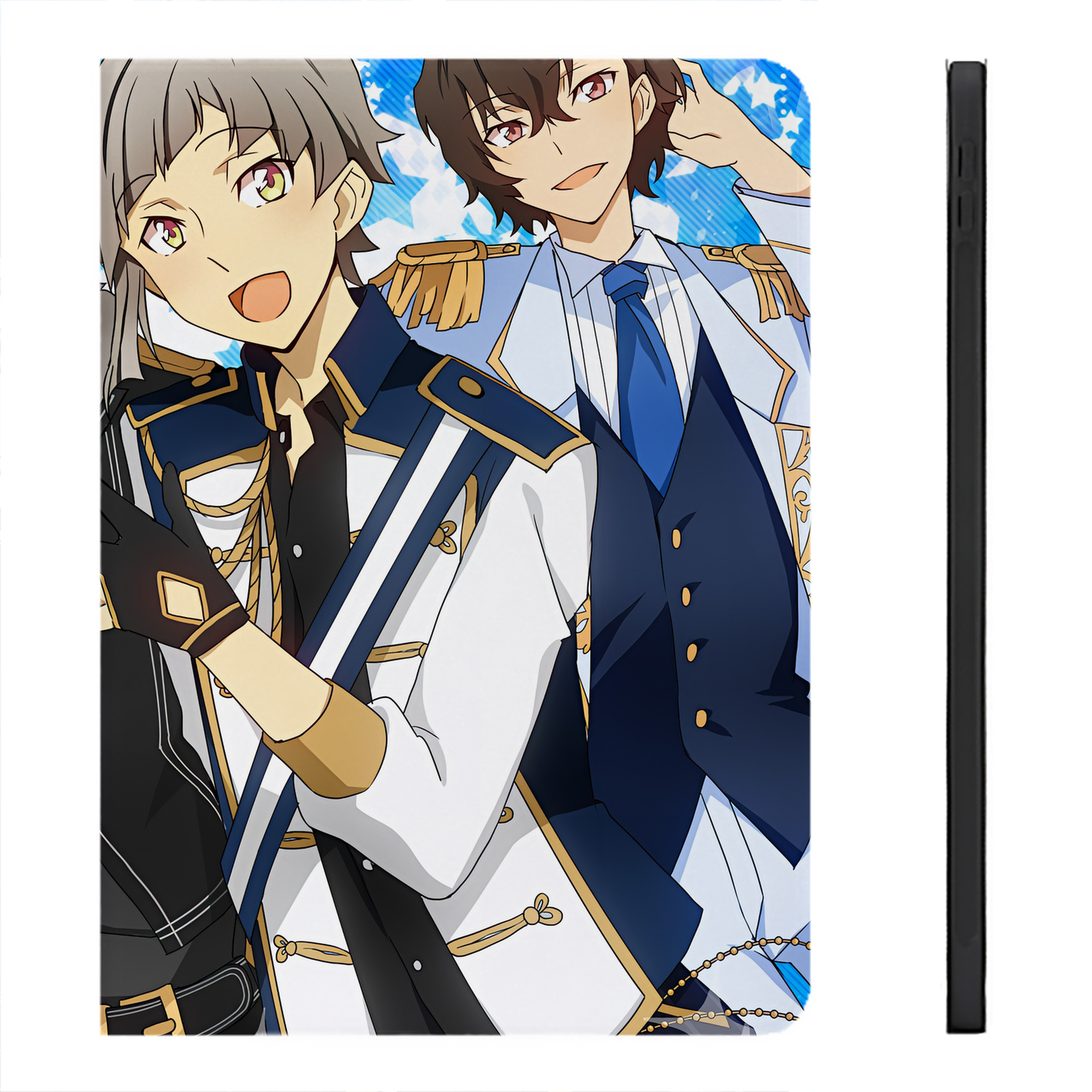 （画像用） 文豪ストレイドッグス Bungo Stray Dogs IPadケース ペンホルダー付き ブックスタイルデザイン